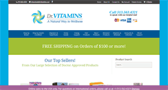 Desktop Screenshot of drvitamins.net