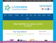 Tablet Screenshot of drvitamins.net